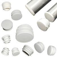 白色管塞圆管堵头不锈钢内堵塞盖子椅子脚套桌椅脚套 餐桌凳脚垫 直径14毫米(白色) 2个