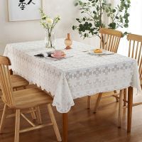 北欧风圆桌布布艺蕾丝家用小清新田园风餐桌布圆台布小圆桌布茶几 太阳花-长方形台布 小方巾-60cm*60万能盖布