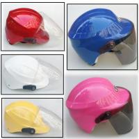 摩托车头盔防晒遮阳电动车安全帽夏季防晒男女轻便式半盔夏盔 划痕瑕疵款