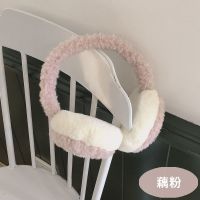 冬天可爱耳罩毛绒保暖耳套耳包少女耳暖冬季韩版耳捂防寒耳帽护耳 藕粉色（简约款）