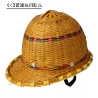 竹编安全帽 工地夏季小沿防晒防砸 轻便透气 防撞鸭舌劳保竹帽 竹编帽小帽檐加钢板
