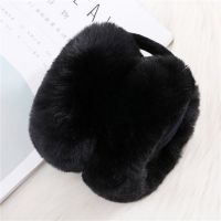 冬季耳罩女可爱耳套耳包耳暖耳捂子骑行护耳保暖防冻学生男加厚 大毛绒普通款[黑色]