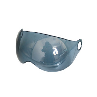 摩托车头盔镜片大人电动车夏盔防晒镜片镜片防晒紫外线头盔镜片 29款哈雷茶色镜片 TKD-29头盔镜片