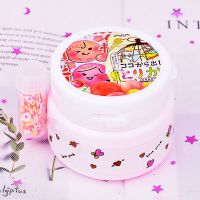 撕拉盒小甜心蓝天白云胡萝卜盲盒史莱姆少女心牛头泥 粉色小甜心撕拉盒()再送网格