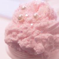 吐血推荐!越拉越蓬松的史莱姆!水变雪成本炒鸡贵啊! 蜜桃波本冰淇淋120ml 均码