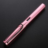 永生金属学生钢笔套装墨囊两用书写练字办公成人极细1/2支装 金属浅红色 一支装0.38mm(无任何赠品)