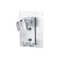 航天太空铝花洒喷头可拆洗加压淋浴太阳能热水器防堵洗澡水龙头 太空铝免打孔底座(强粘款)