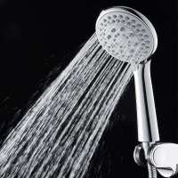 热水器三档增压花洒博卓厦门款三件套含花洒淋浴软管淋雨活动座 五档调节大出水（单喷头）