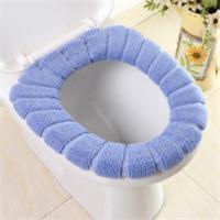 [1-2个装]O型马桶垫坐垫坐便套通用加厚马桶套坐便器垫马桶圈垫 [一只装]湖蓝色