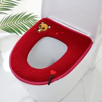 马桶垫坐垫套家用防水拉链式马桶圈坐便器垫子可水洗加厚四季通用 泰迪熊单件[网红拉链款]