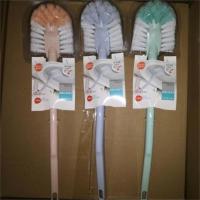 全角度无死角家用马桶刷洁厕刷加长把蹲坑清洁刷子日式厕所刷套装 新色特惠1只 花色随机