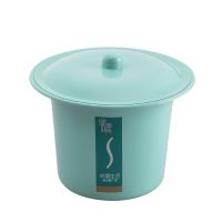 300斤孕妇成人尿盆提手塑料痰盂尿桶儿童尿壶坐便器便盆马桶 无底座蓝色