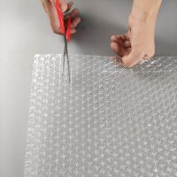 窗户密封条防风保暖膜门窗隔音帘封窗神器挡风防寒窗帘保暖气泡膜 加厚气泡单膜【宽*长】不送贴 120X80cm