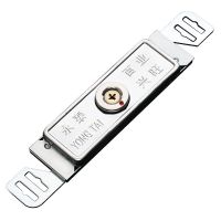 卷帘门锁中间开全铜锁芯十字锁芯通用型防撬防盗门锁卷闸锁拉闸锁 不锈钢盖(十字钥匙)