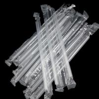 1000支单支独立包装果汁可乐尖头加厚吸管细喝豆浆19cm500ML杯用 透明 2包(190根)