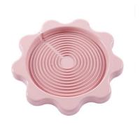 热水壶垫防漏水托盘家用暖瓶垫防污垢电水保温壶垫茶瓶防滑隔热垫 北欧粉 一个装