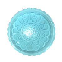 家用暖壶垫 滤水盘 防漏水托盘 防污垢保温杯垫 热水瓶垫 隔热垫 花边蓝色1个