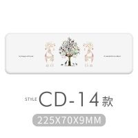 卡通硅藻泥吸水垫洗漱台肥皂杯垫浴室洗手台长条垫 CD-14