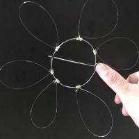 8个圈螃蟹圈钓螃蟹工具蟹套蟹箍螃蟹钩手工制作 螃蟹钩6个线圈6号线/10个装