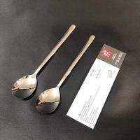 双立人加厚韩式勺子不锈钢家用长柄套装汤匙吃饭调羹小便携叉子 双立人韩式勺子1把