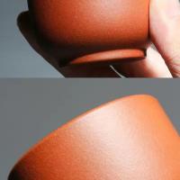 宜兴原矿紫泥紫砂杯,主人杯品茗杯50ml,三个以上