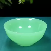 玉石成人大碗茶杯大号家用功夫茶具套装主人杯高档玉石大碗批发! 浅玉色饭碗1个