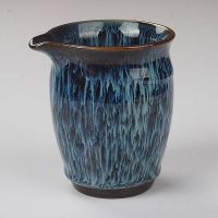 兔毫建盏公道杯单个茶海茶杯功夫茶具套装分茶杯创意复古中式防烫 建盏公道杯