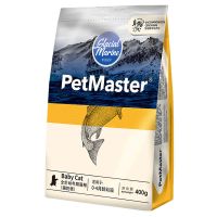 Petmaster佩玛思特冰川丹麦鳕鱼沙丁鱼奶糕幼猫成猫猫粮400g 奶糕粮