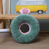 猫咪伊丽莎白圈卡通动物项圈头套防舔可伸缩可爱绝育创意手术软布 仙人掌 S-小型