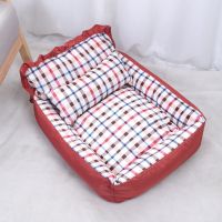 狗窝全拆洗小型中型犬金毛狗垫子猫窝秋天四季通用泰迪狗床狗用品 M 直播间体验款颜色随机