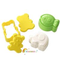 日本直入torune 小熊小象小鱼 饭团模具 DIY模具 寿司模具