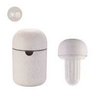 小麦秸秆手动榨汁机小型便携式姜汁柠檬手压汁杯两用橙汁榨汁神器 米色榨汁器