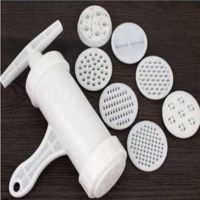 [多规格]家用手动面条机小型手工面条机迷你手拧压面器灌肠神器 七模具压面器