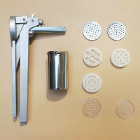 8头不锈钢面条机手动压面机家用压面器小型手压饸饹机打面机 多面手 配 (7个模具)