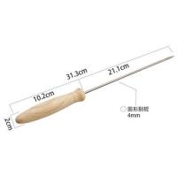 山西特色剔尖面工具 不锈钢加厚剔尖板剔面板贴面板剔八拨股拔鱼 升级款单圆棍1根