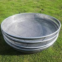 大号铁筛子特直径60铁筛子筛沙筛石子过滤筛细孔谷物土种花板栗钢 孔径2.5毫米(直径62)漏油菜籽