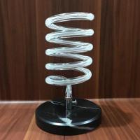 台式电吹风机架子大理石落地立式风座架亚克力透明材质吹风机支架 白色(大理石底座)