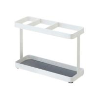 日式简洁风筒架收纳架 吹风机架 电夹板架 电吹风架浴室置物架 白色