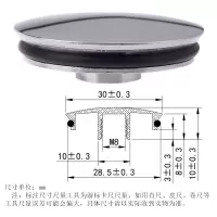 台盆下水器盖子洗手盆塞子全钢提拉下水盖面盆3.0活塞弹跳盖