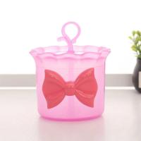 卡通可爱 洗面奶起泡杯打沫器发泡泡沫器起泡器打泡器打沫杯 粉领结(圈柄版)