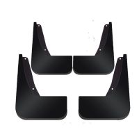 原装哈弗M6PLUS挡泥板哈佛M6汽车改装配件专车专用挡泥板皮挡泥瓦 无标[全黑] 哈弗M6[四片加厚]