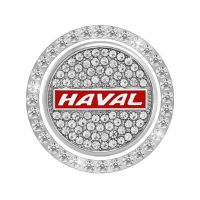 哈弗H2 H7 H6 M6 F5 H8 H9大狗专用一键启动改装按钮装饰贴保护盖 银钻环 单钻环