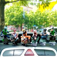Q版汽车摆件火影忍者手办佐助我爱罗鸣人卡卡西车载公仔模型6款 Q版火影6款