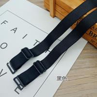 (2对装)带宽1.8加宽肩带文胸带胸罩带内衣带弹力内衣肩带短肩带 黑色 2对装