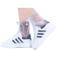 防水防雨鞋套加厚耐磨防滑底男女鞋套 学生下雨天鞋套儿童雨鞋套 A5磨砂百 [ S码35-36]