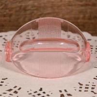 努比贝儿欣米菲3220宝宝保温杯盖子水壶小翻盖片儿童吸管盖头 浅粉红透明盖片