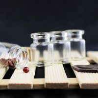 50个装 小号高透明玻璃瓶 许愿漂流瓶 儿童DIY制品 胎发收藏瓶 50个 空瓶 5毫升 高度为3厘米