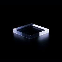 亚克力圆柱拍摄展示道具戒指饰品方块透明底座珠宝柜台陈列摆放架 亚克力方柱大号8*8*1.2