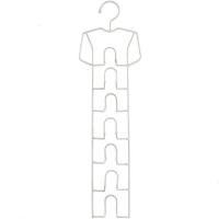 凤全多功能铁艺包包挂架 围巾领带架 衣柜收纳架 皮带挂钩整理 白色