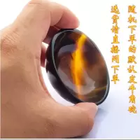 保真天然猛犸象牙摆件乳牙尖素牙雕刻摆件办公室文玩牙雕工艺饰品 直播选货